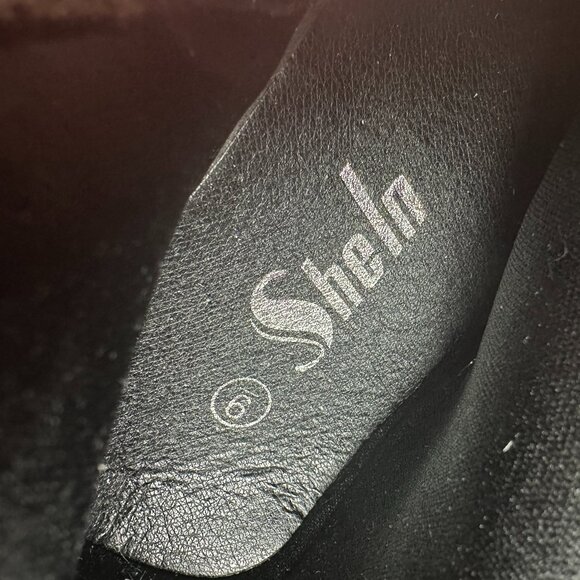 SHELN COMBAT BOOTS LUG SOLE IVORY, MID-CALF, LACE-UP, ZIPPER, BLOCK HEEL, SIZE 9 - Picture 2 of 10